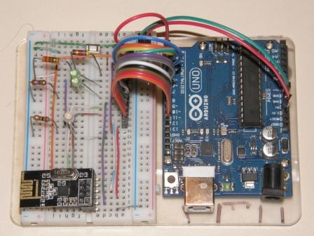 nRF24 breadboard